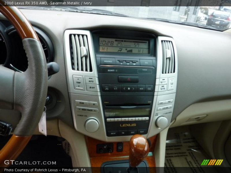 Savannah Metallic / Ivory 2008 Lexus RX 350 AWD