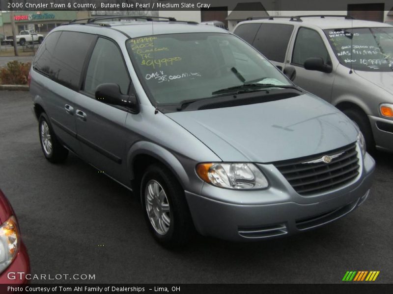 Butane Blue Pearl / Medium Slate Gray 2006 Chrysler Town & Country