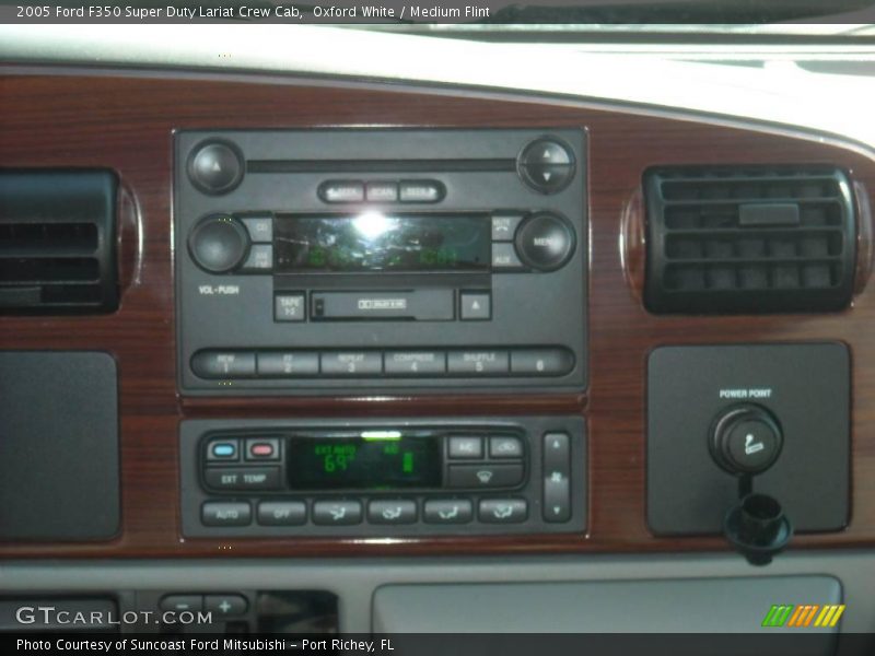Oxford White / Medium Flint 2005 Ford F350 Super Duty Lariat Crew Cab
