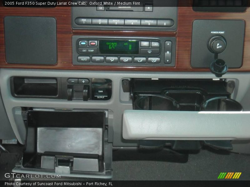 Oxford White / Medium Flint 2005 Ford F350 Super Duty Lariat Crew Cab