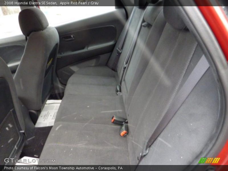 Apple Red Pearl / Gray 2008 Hyundai Elantra SE Sedan