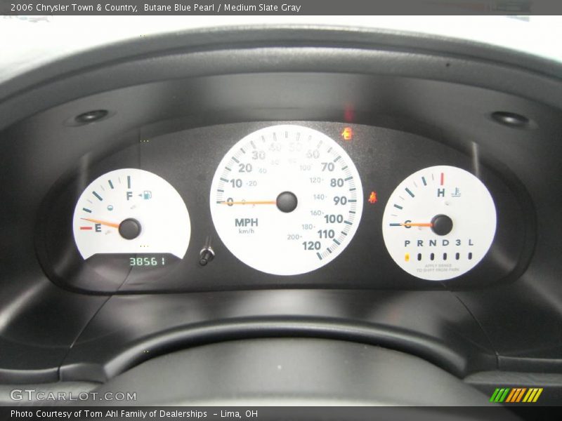 Butane Blue Pearl / Medium Slate Gray 2006 Chrysler Town & Country