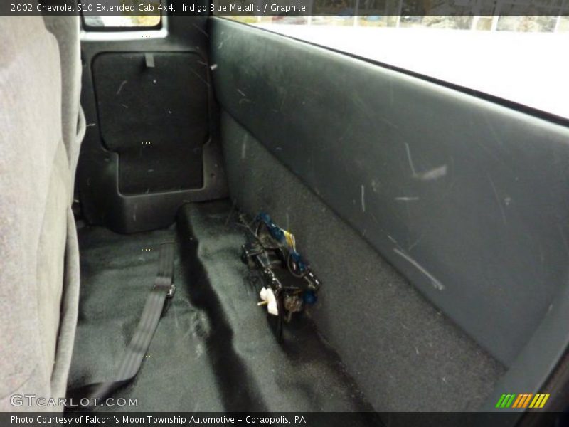 Indigo Blue Metallic / Graphite 2002 Chevrolet S10 Extended Cab 4x4
