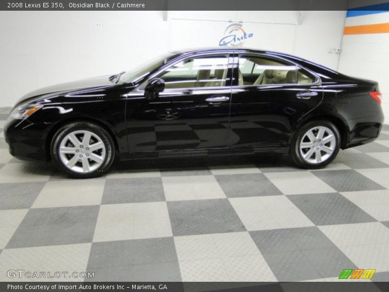 Obsidian Black / Cashmere 2008 Lexus ES 350