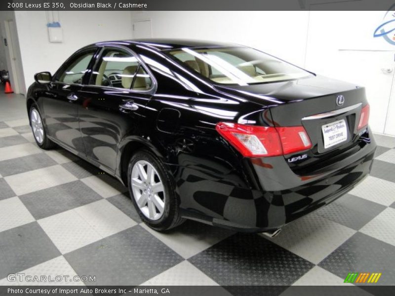 Obsidian Black / Cashmere 2008 Lexus ES 350