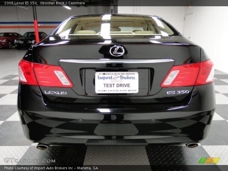 Obsidian Black / Cashmere 2008 Lexus ES 350