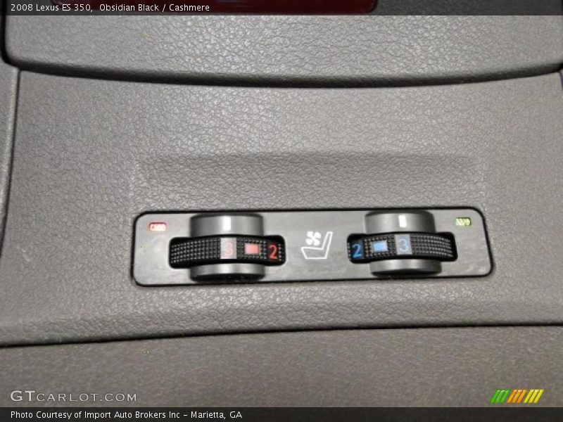 Obsidian Black / Cashmere 2008 Lexus ES 350