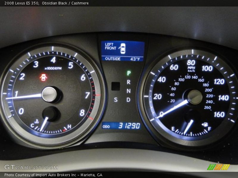 Obsidian Black / Cashmere 2008 Lexus ES 350