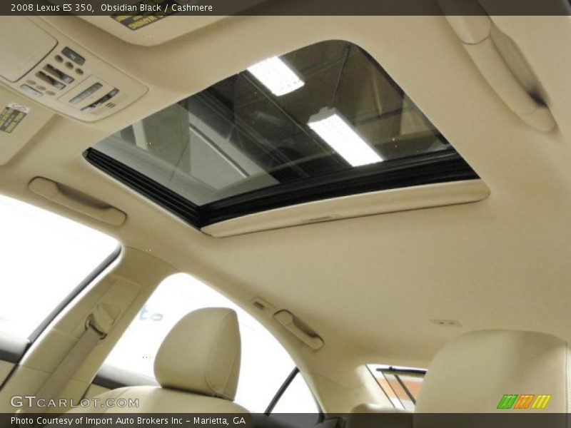 Obsidian Black / Cashmere 2008 Lexus ES 350