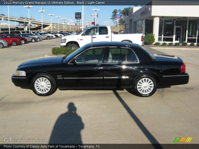 Black / Light Camel 2010 Mercury Grand Marquis LS Ultimate Edition