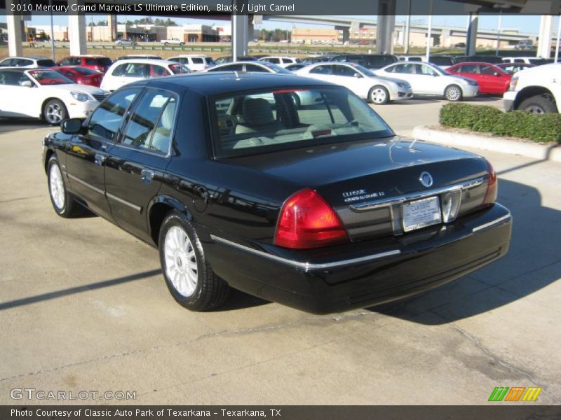 Black / Light Camel 2010 Mercury Grand Marquis LS Ultimate Edition