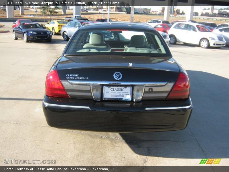 Black / Light Camel 2010 Mercury Grand Marquis LS Ultimate Edition