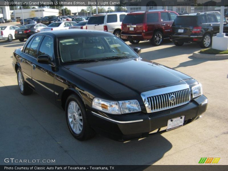 Black / Light Camel 2010 Mercury Grand Marquis LS Ultimate Edition