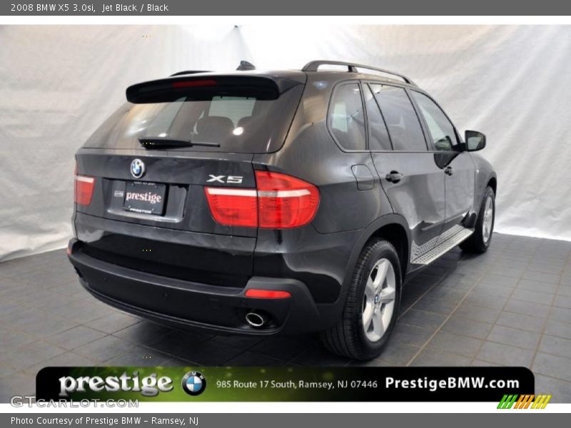 Jet Black / Black 2008 BMW X5 3.0si