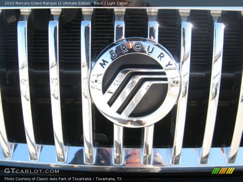 Black / Light Camel 2010 Mercury Grand Marquis LS Ultimate Edition