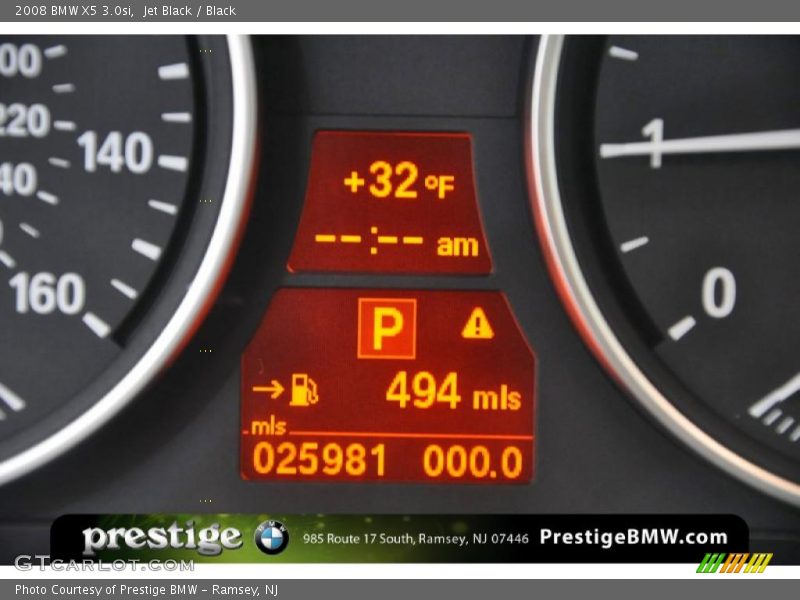 Jet Black / Black 2008 BMW X5 3.0si
