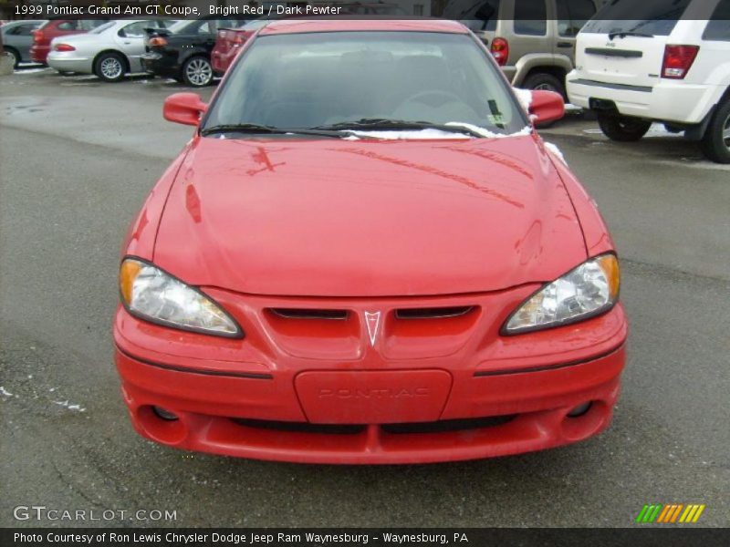 Bright Red / Dark Pewter 1999 Pontiac Grand Am GT Coupe