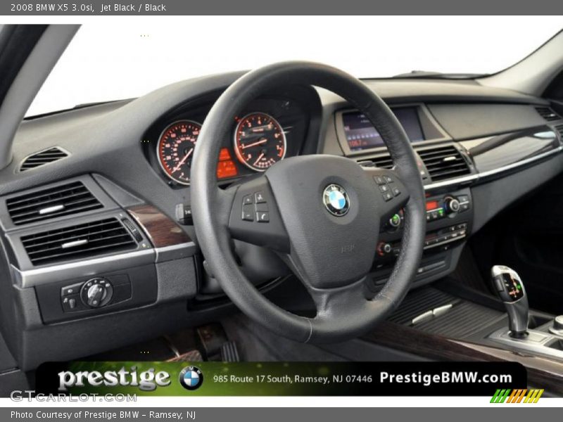 Jet Black / Black 2008 BMW X5 3.0si