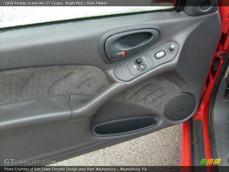 Bright Red / Dark Pewter 1999 Pontiac Grand Am GT Coupe
