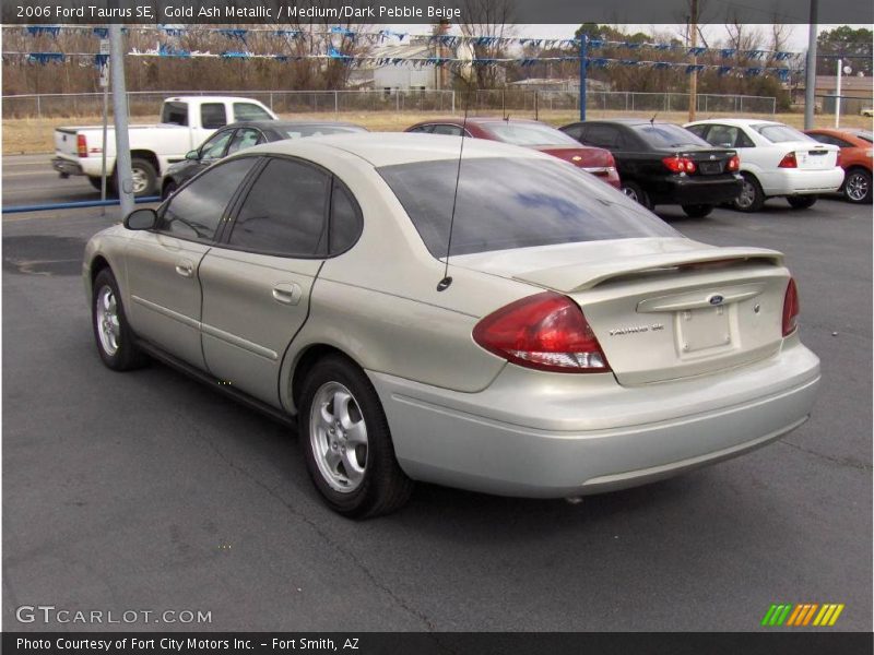 Gold Ash Metallic / Medium/Dark Pebble Beige 2006 Ford Taurus SE