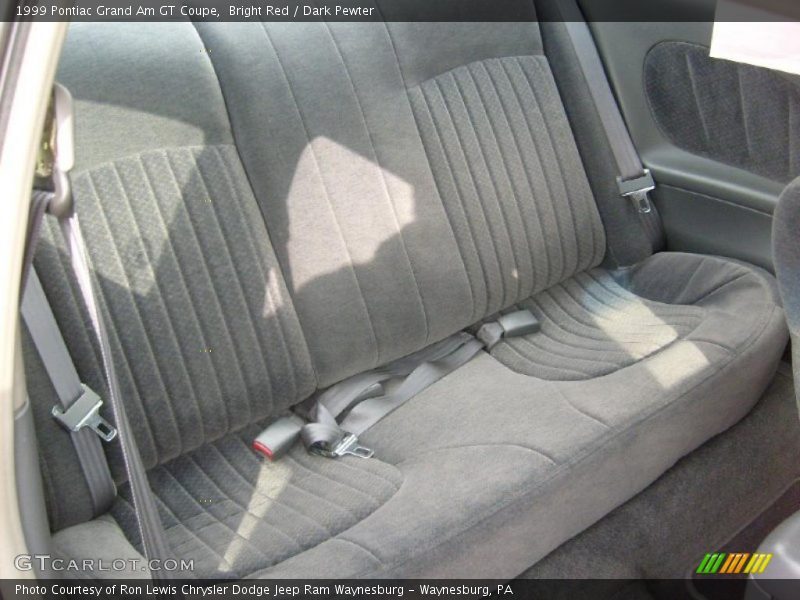  1999 Grand Am GT Coupe Dark Pewter Interior
