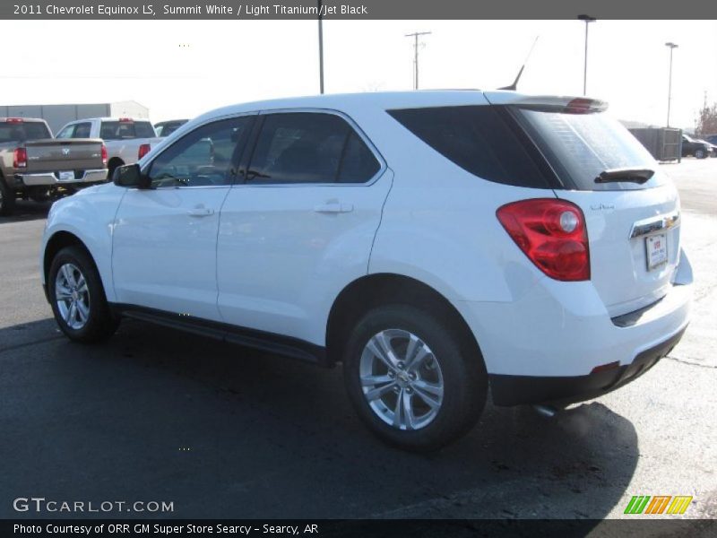 Summit White / Light Titanium/Jet Black 2011 Chevrolet Equinox LS