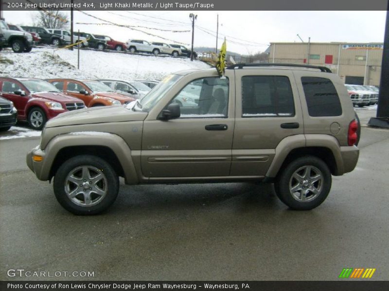 Light Khaki Metallic / Light Taupe/Taupe 2004 Jeep Liberty Limited 4x4