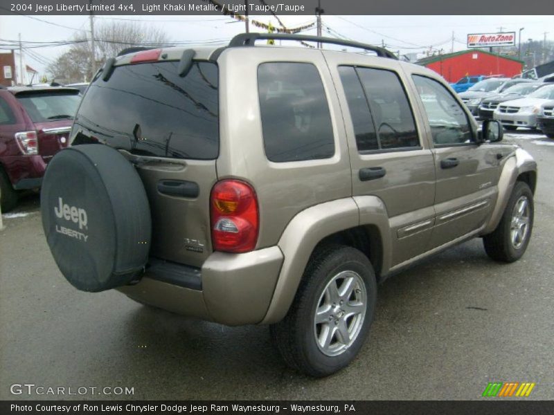 Light Khaki Metallic / Light Taupe/Taupe 2004 Jeep Liberty Limited 4x4