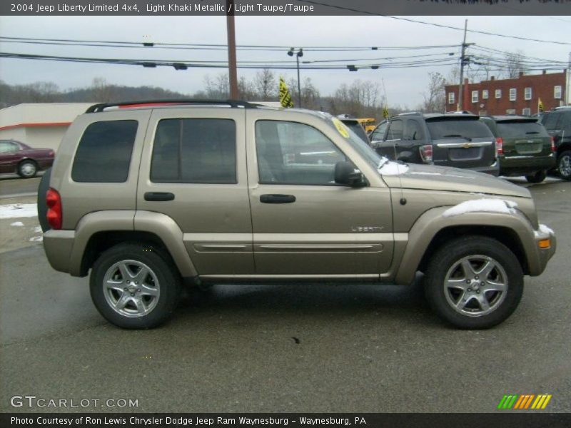 Light Khaki Metallic / Light Taupe/Taupe 2004 Jeep Liberty Limited 4x4