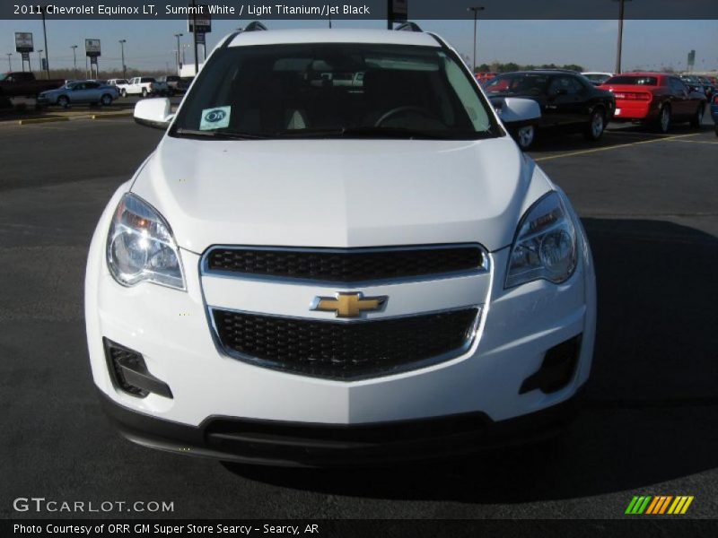 Summit White / Light Titanium/Jet Black 2011 Chevrolet Equinox LT