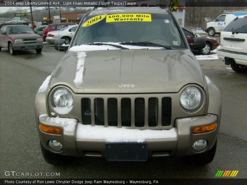 Light Khaki Metallic / Light Taupe/Taupe 2004 Jeep Liberty Limited 4x4