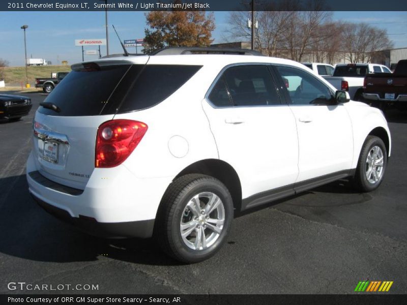 Summit White / Light Titanium/Jet Black 2011 Chevrolet Equinox LT