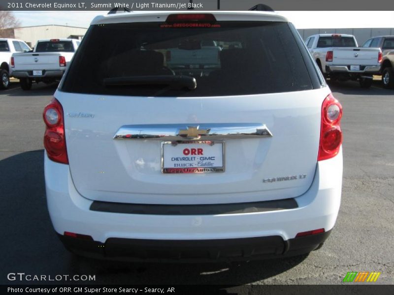 Summit White / Light Titanium/Jet Black 2011 Chevrolet Equinox LT