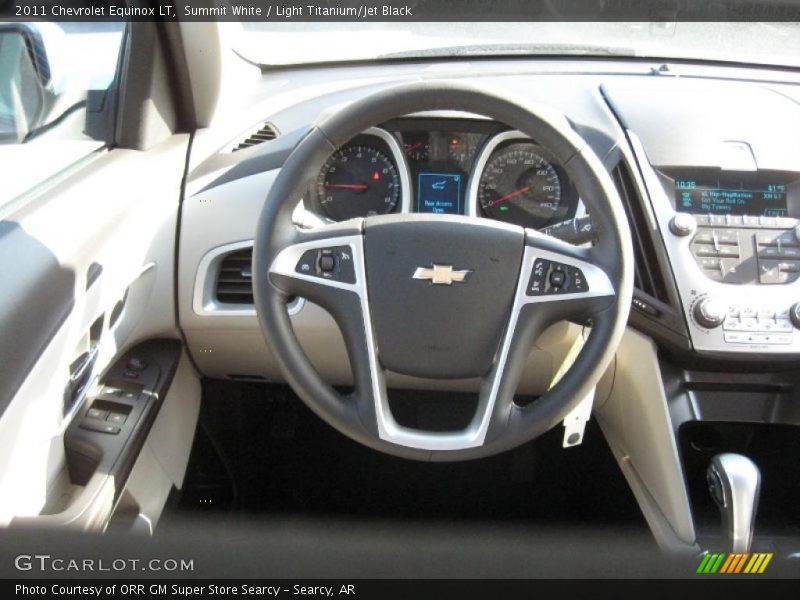 Summit White / Light Titanium/Jet Black 2011 Chevrolet Equinox LT