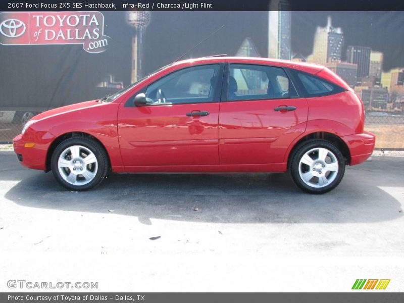 Infra-Red / Charcoal/Light Flint 2007 Ford Focus ZX5 SES Hatchback