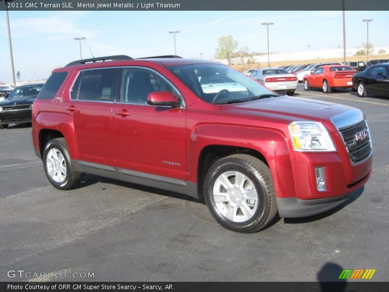 Merlot Jewel Metallic / Light Titanium 2011 GMC Terrain SLE