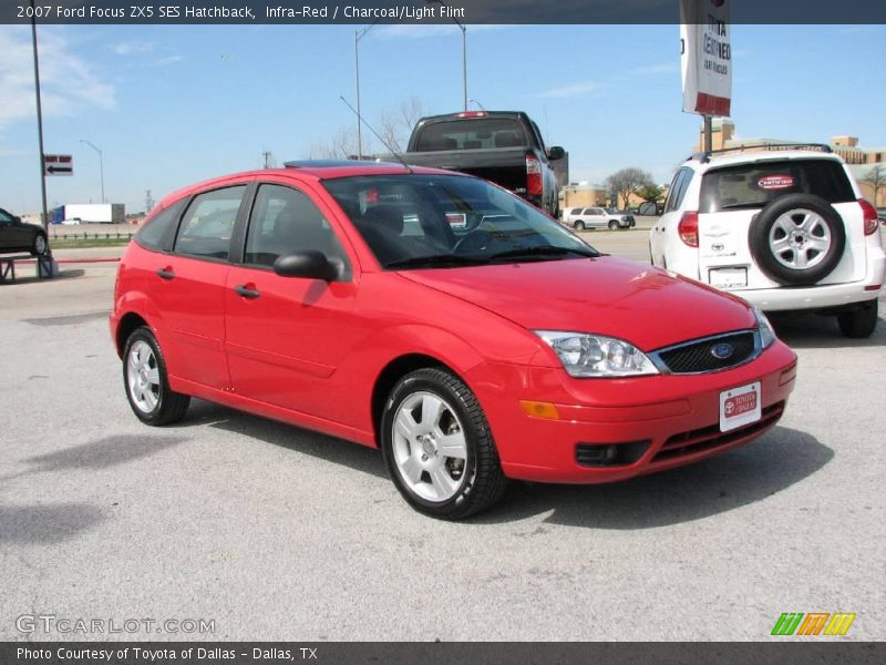 Infra-Red / Charcoal/Light Flint 2007 Ford Focus ZX5 SES Hatchback