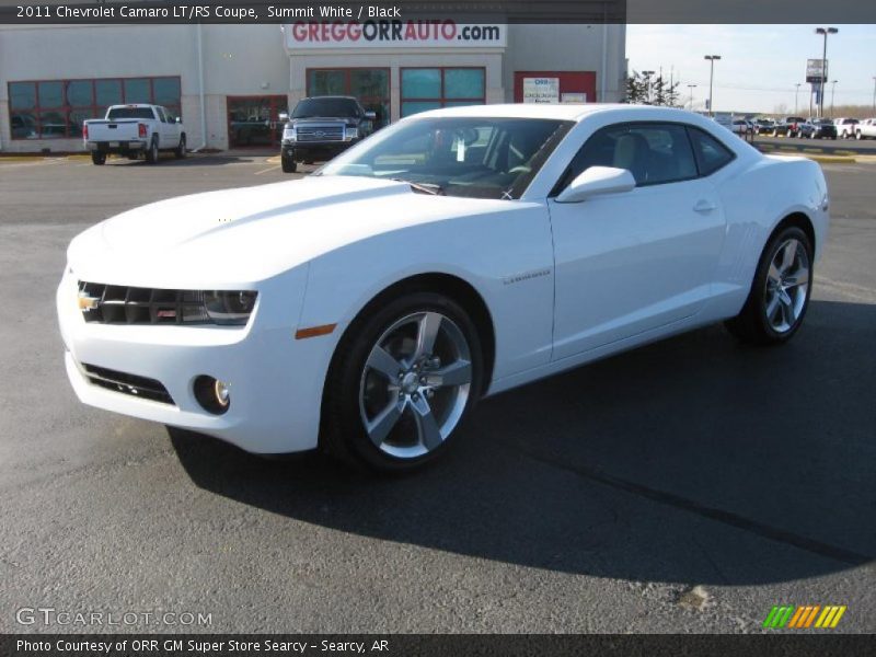 Summit White / Black 2011 Chevrolet Camaro LT/RS Coupe
