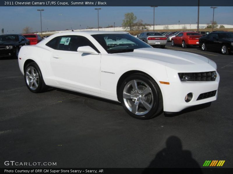 Summit White / Black 2011 Chevrolet Camaro LT/RS Coupe