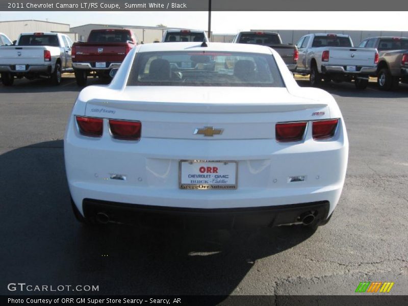 Summit White / Black 2011 Chevrolet Camaro LT/RS Coupe