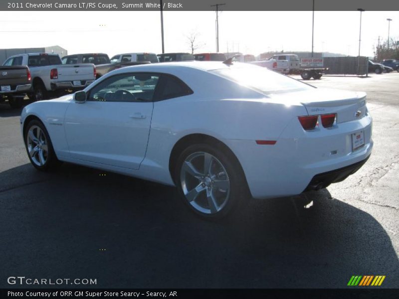 Summit White / Black 2011 Chevrolet Camaro LT/RS Coupe
