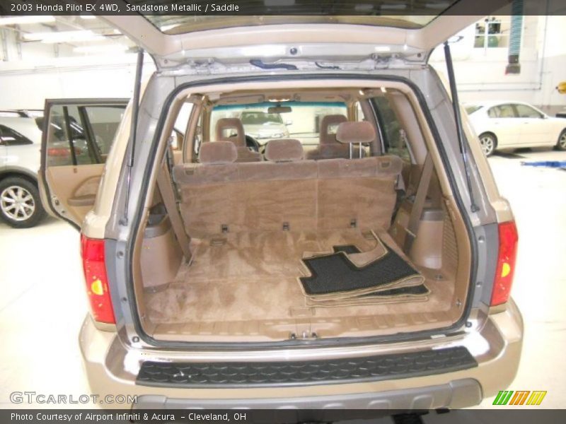 Sandstone Metallic / Saddle 2003 Honda Pilot EX 4WD