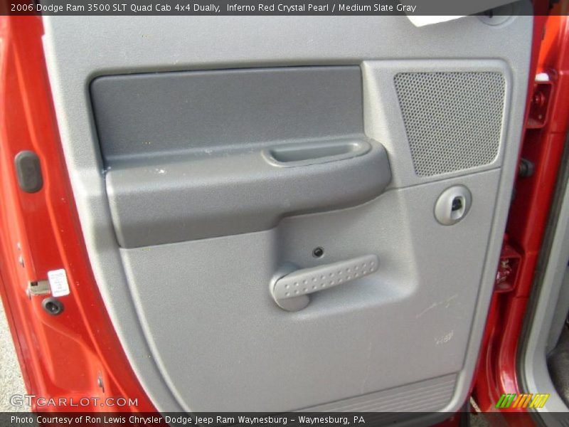 Inferno Red Crystal Pearl / Medium Slate Gray 2006 Dodge Ram 3500 SLT Quad Cab 4x4 Dually