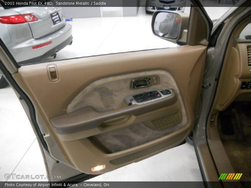 Sandstone Metallic / Saddle 2003 Honda Pilot EX 4WD