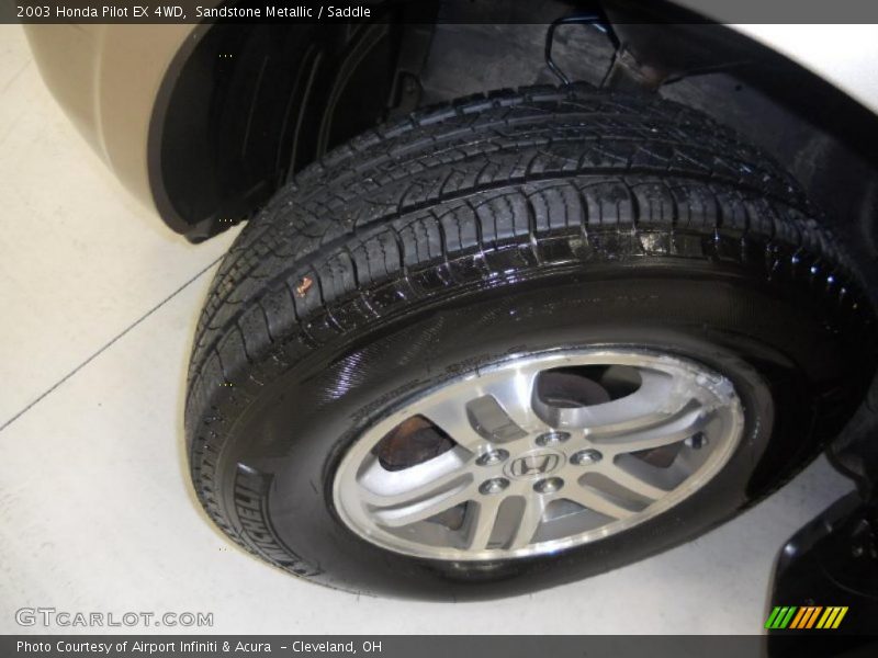 Sandstone Metallic / Saddle 2003 Honda Pilot EX 4WD