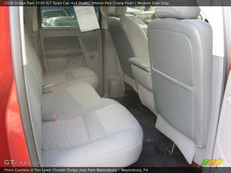 Inferno Red Crystal Pearl / Medium Slate Gray 2006 Dodge Ram 3500 SLT Quad Cab 4x4 Dually
