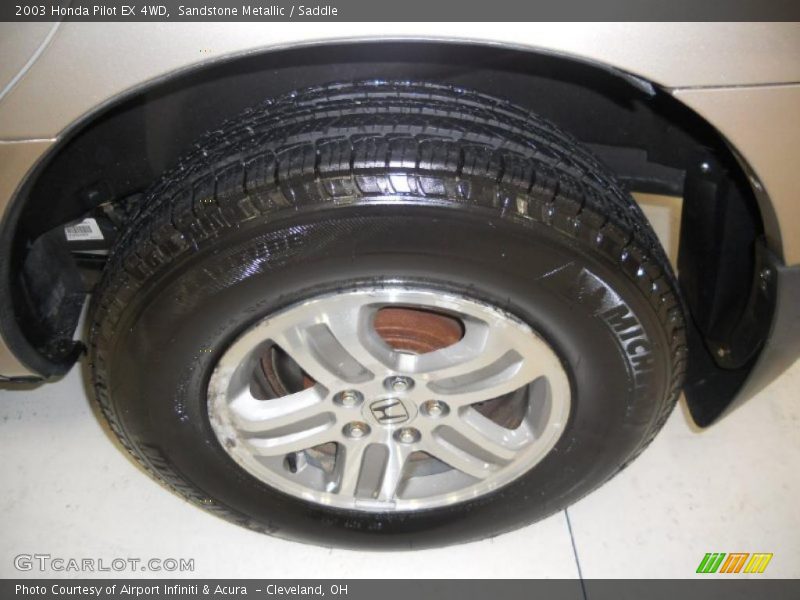 Sandstone Metallic / Saddle 2003 Honda Pilot EX 4WD