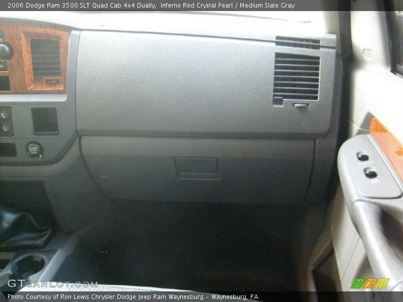 Inferno Red Crystal Pearl / Medium Slate Gray 2006 Dodge Ram 3500 SLT Quad Cab 4x4 Dually