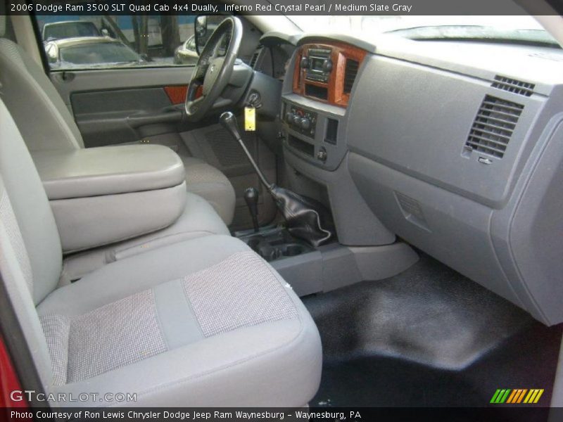 Inferno Red Crystal Pearl / Medium Slate Gray 2006 Dodge Ram 3500 SLT Quad Cab 4x4 Dually