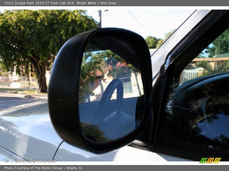 Bright White / Mist Gray 2001 Dodge Ram 1500 ST Club Cab 4x4